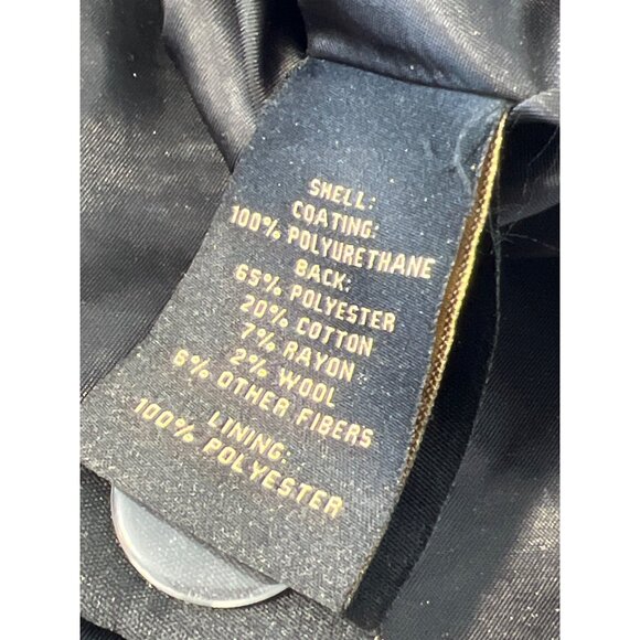 Kathy Ireland Fashion 360 Metallic Trench Coat Size XS Gold Outdoor Shimmer NEW - Picture 6 of 7